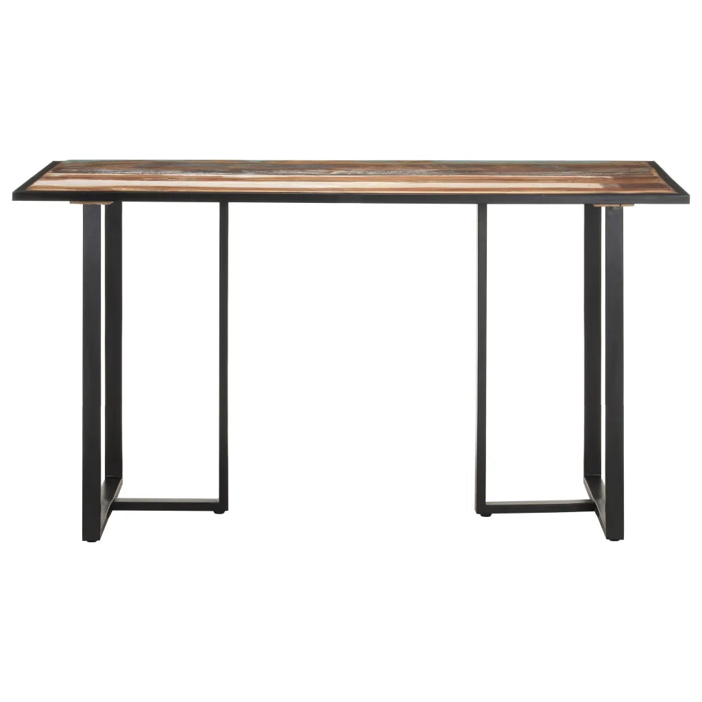 Tavolo da Pranzo 140 cm in Legno Massello di Recupero 320692