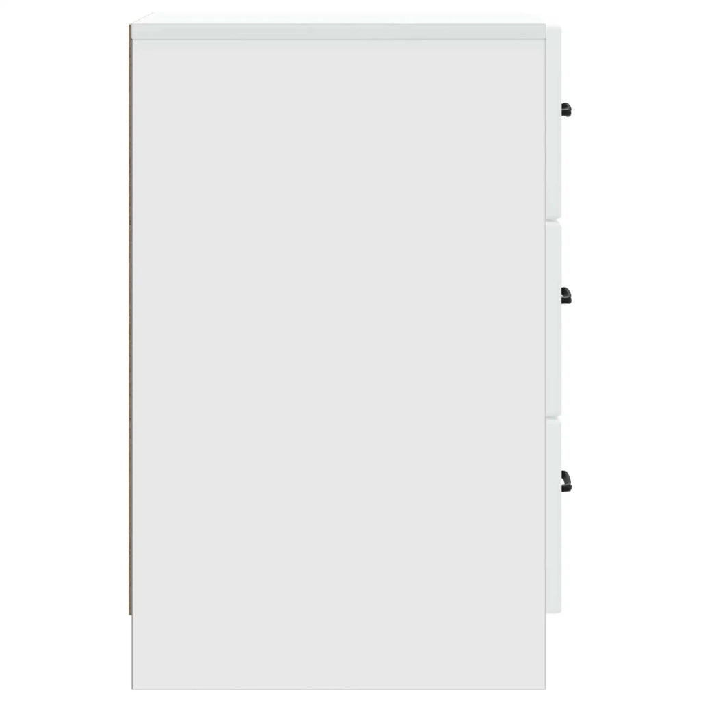 Armadio da Notte Bianco 43 x 41 x 63,5 cm Legno ingegnerizzato 895705