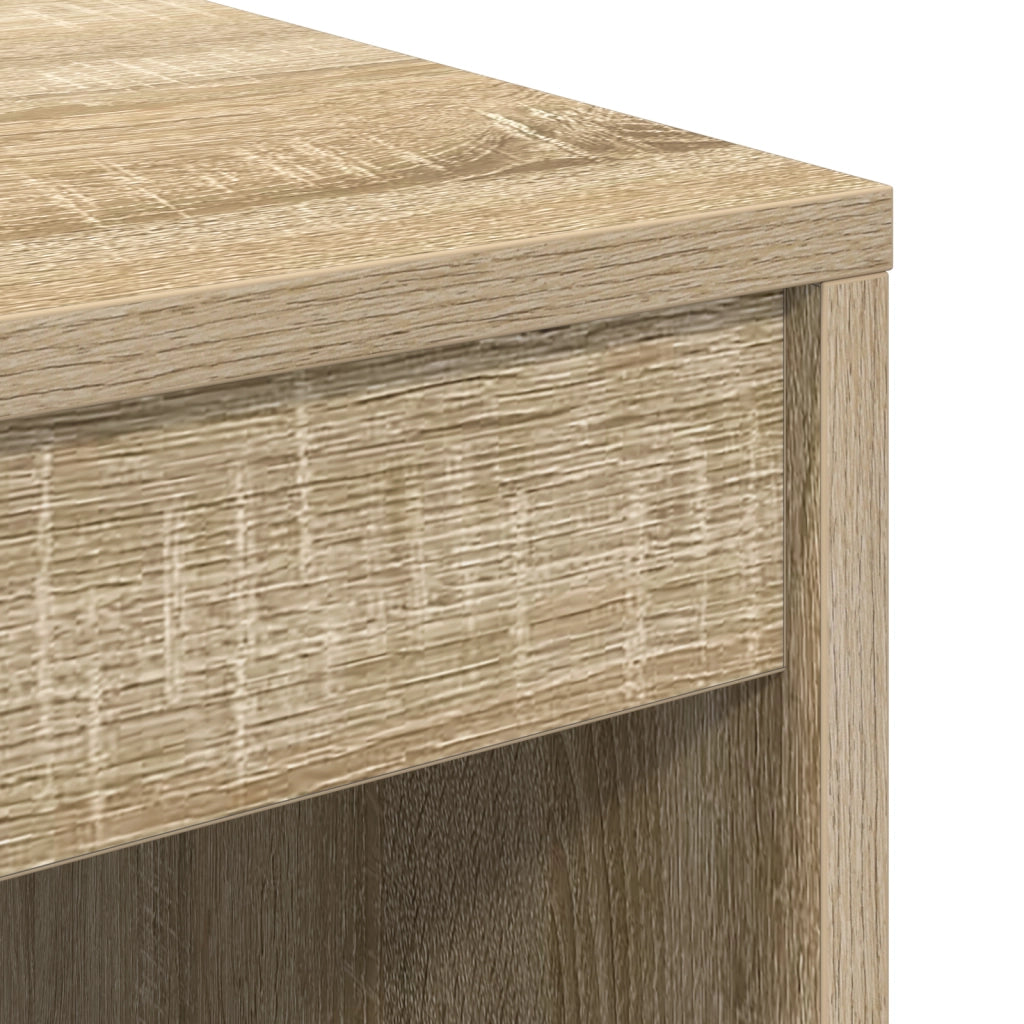 Scrivania per Computer Rovere Sonoma Legno ingegnerizzato