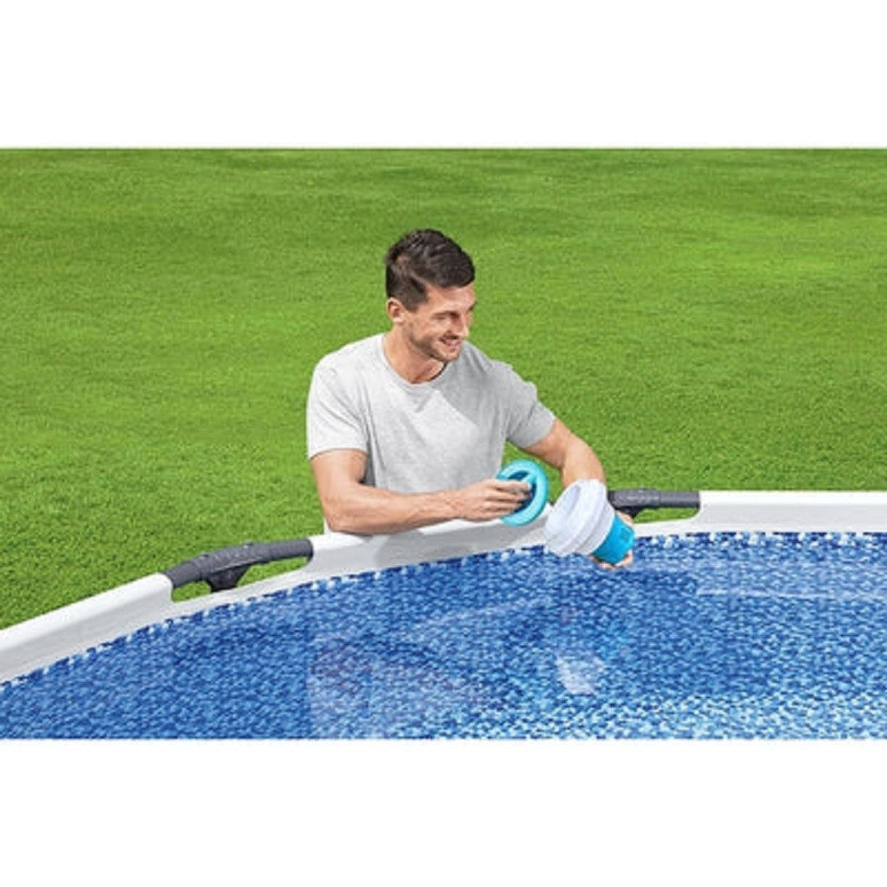 Trade Shop - Galleggiante Chimico Dosatore Cloro Pieghevole Guanto Protettivo Piscina 58668 -