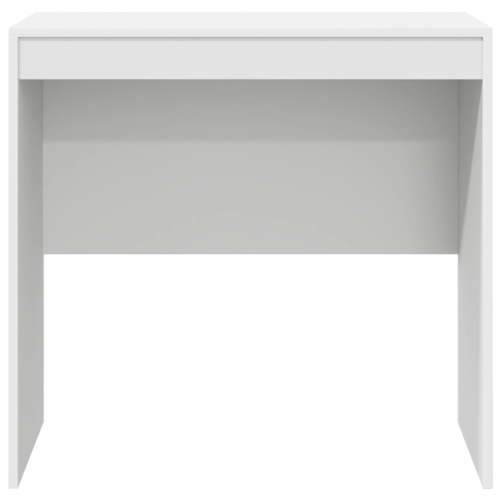 Scrivania Bianca 80x50x76 cm in legno ingegnerizzato