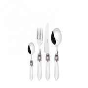 OXFORD Ghiera Argento Anticato, Posate Set 24 pz, Scatola