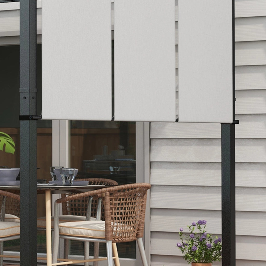 Tenda da Sole Pergola ¨C zephmum ¨C Grigio Scuro 300x350 cm