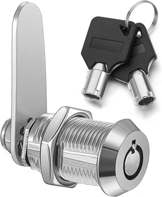 Chiave a forma di tubo 25mm con chiave a combinazione - Soluzione di sicurezza per armadi, cassetti e porte