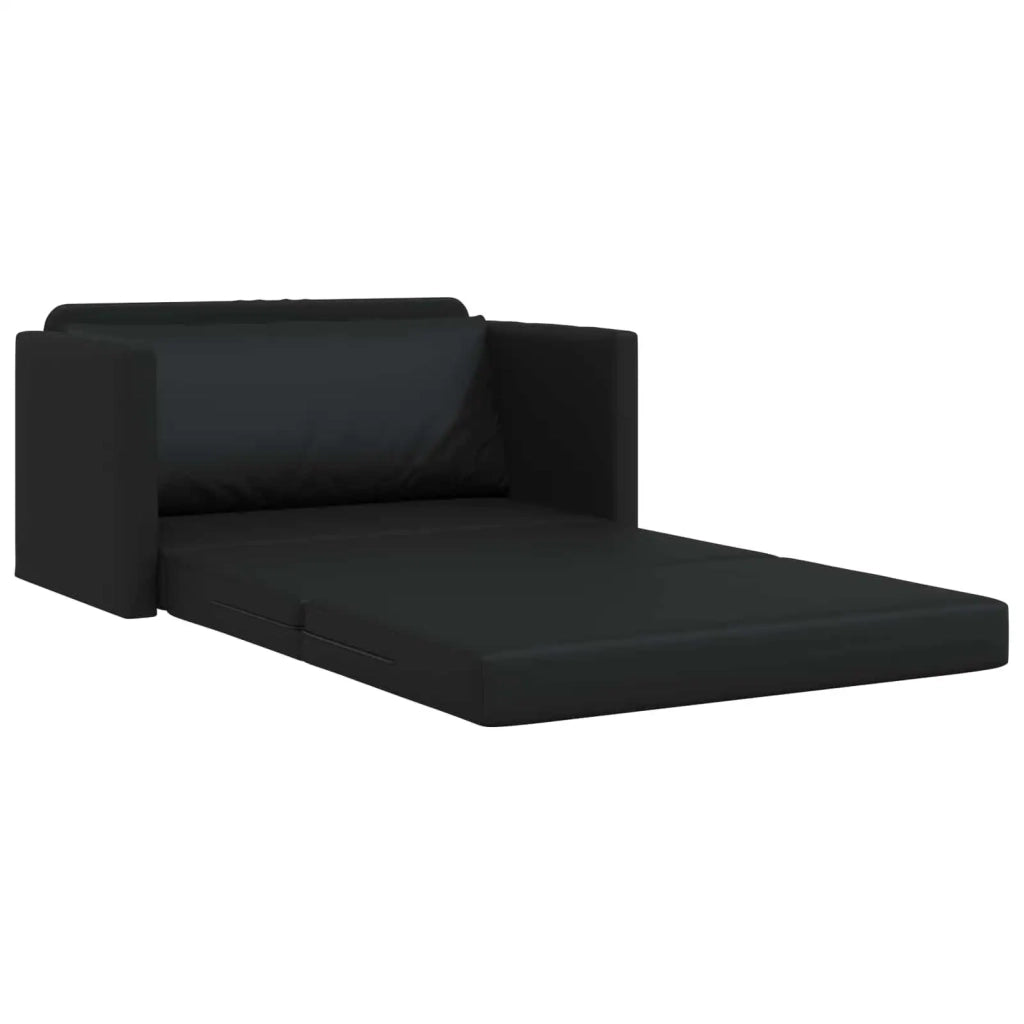 Divano letto Nero 124 x 71 x 78 cm Pelle Artificiale 4106713