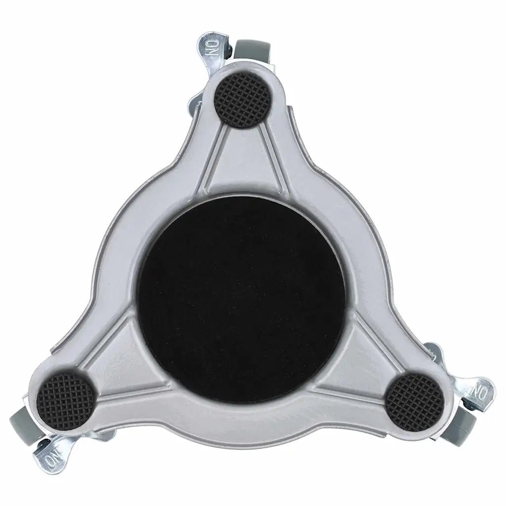 Ruote per mobili 4 pz con sollevatore 19x17,5x6 cm Acciaio 1000 kg 42002558