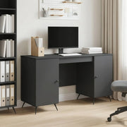 Scrivania Nero 142,5 x 50 x 75 cm Legno ingegnerizzato 3414631