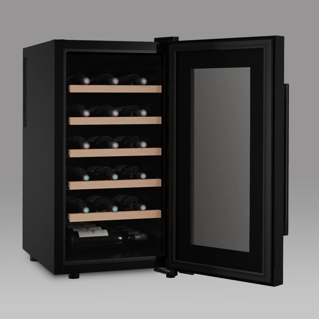 Cantinetta 18 bottiglie nera CAVCB18