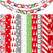 600 pezzi di slittino di carta - Catene di decorazione festive per la decorazione natalizia
