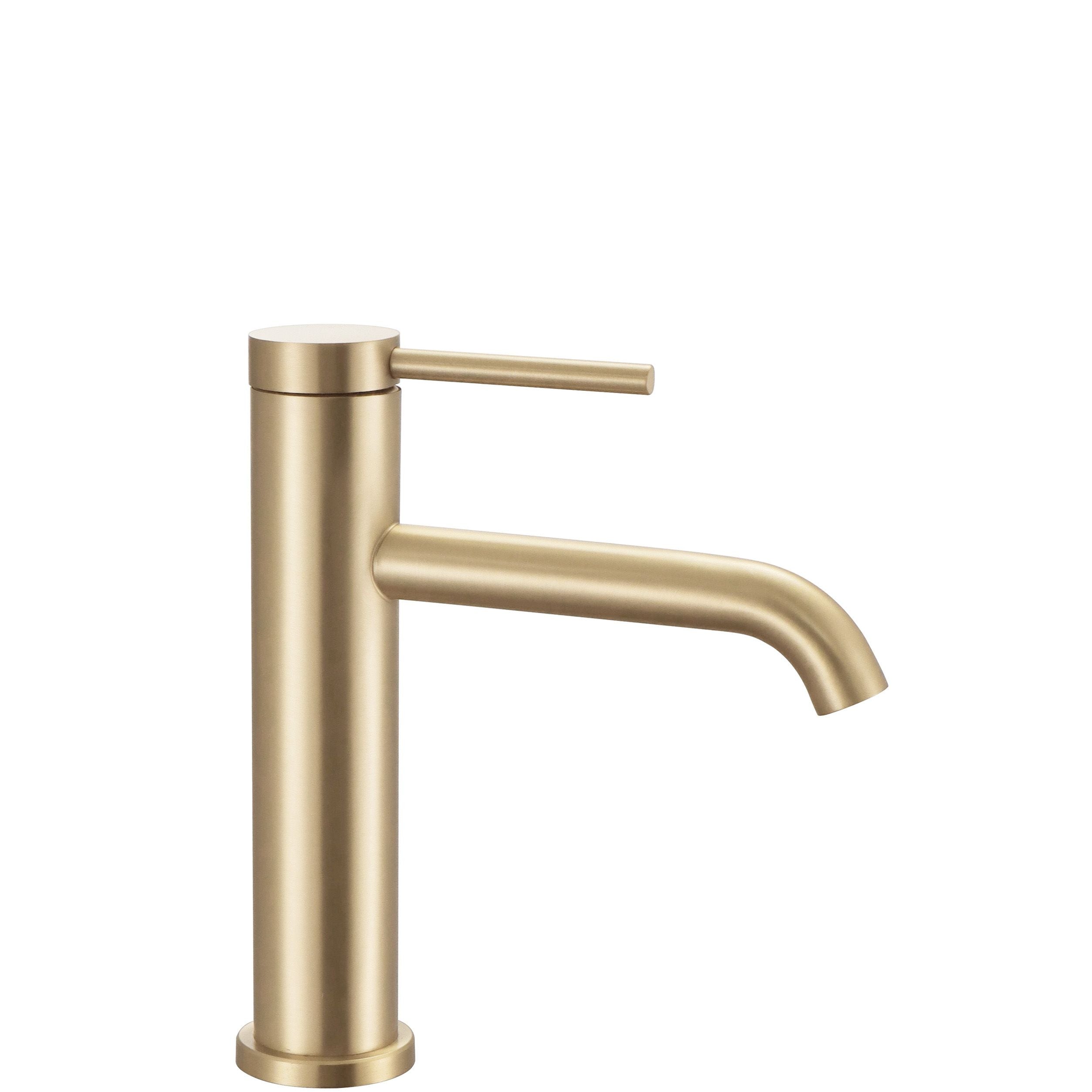 Rubinetto Da Lavabo Rea Clif Gold Brush