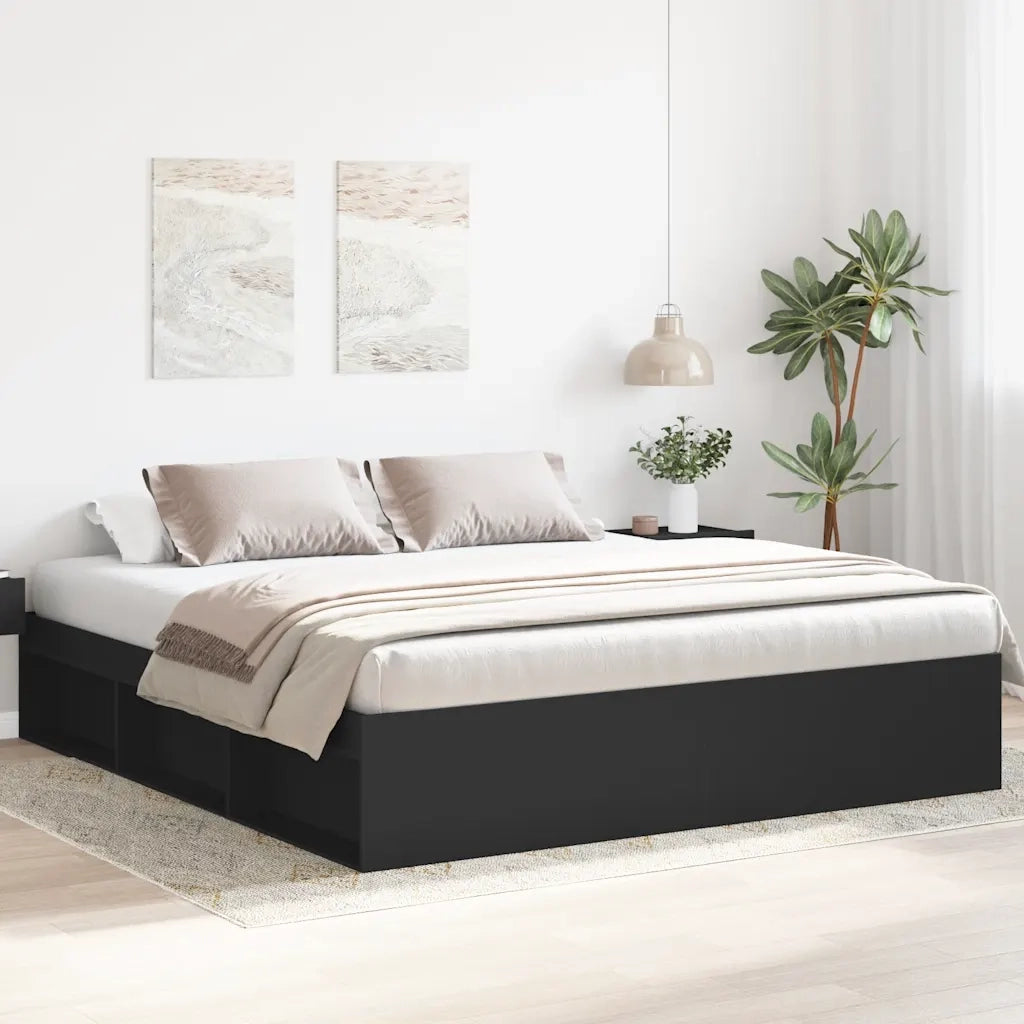 Giroletto Nero 180x200 cm Super King 3203881