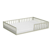 Vitalispa Letto per bambini Grigio 140x200 con materasso