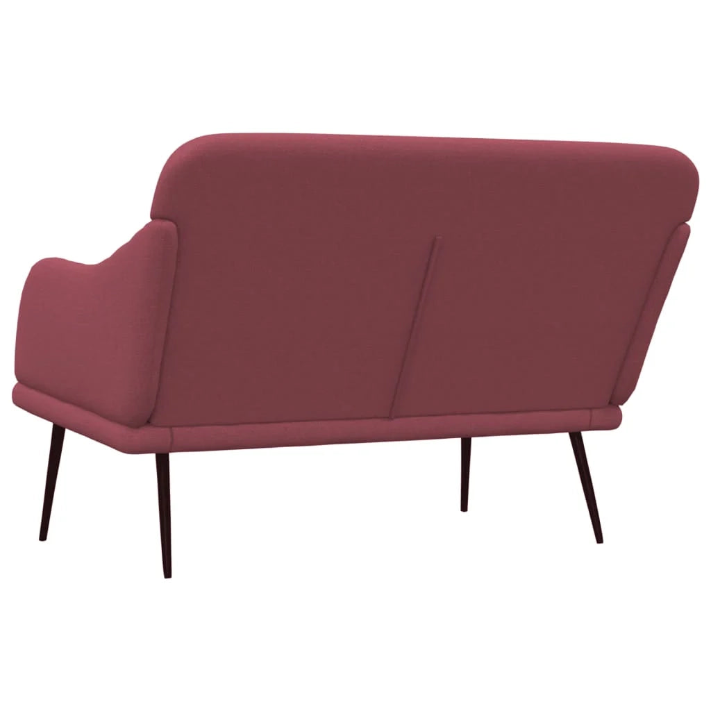 Panca/panca 110 x 76 x 80 cm tessuto rosso bordeaux 02_0010509