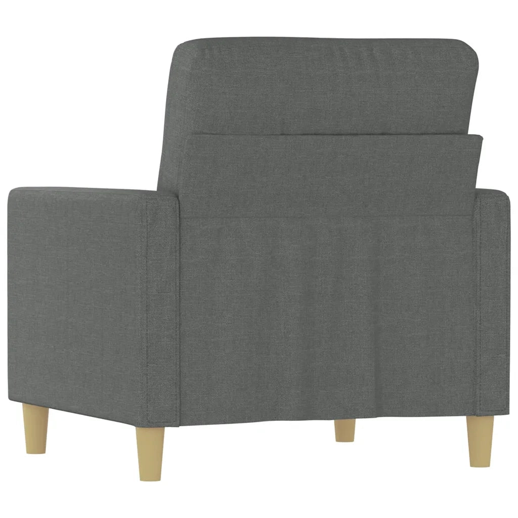 Poltrona | Sedia Relax Grigio Scuro 60 cm in Tessuto