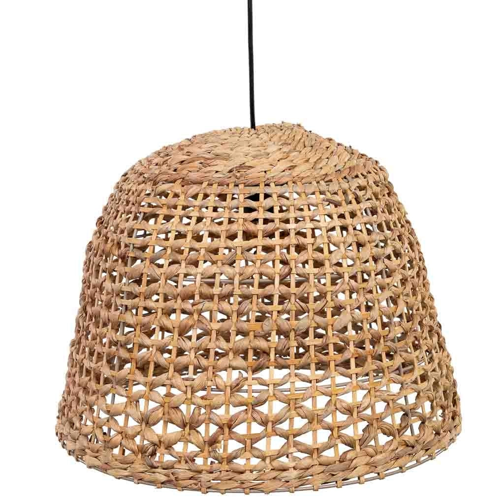 Lampada da soffitto in fibra di giacinto