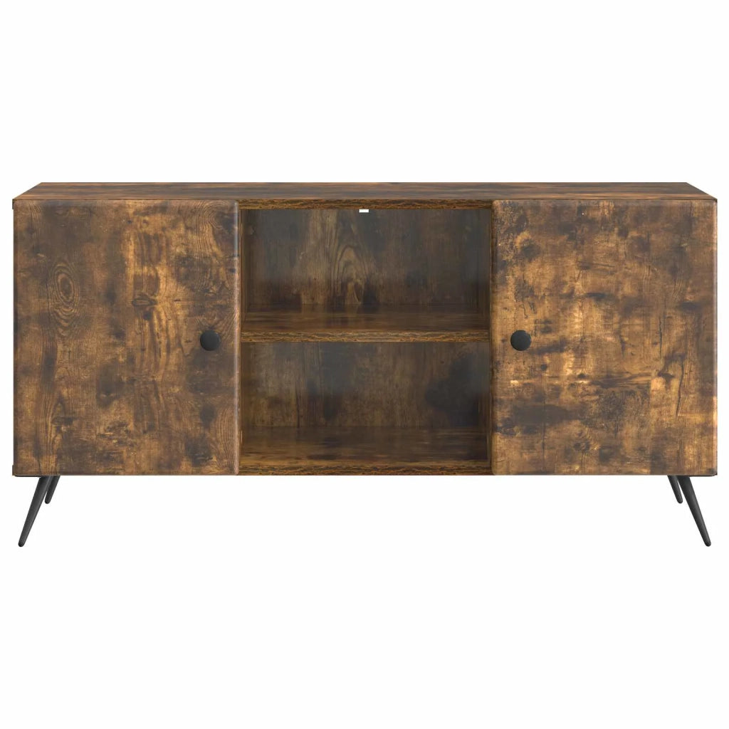 Mobile TV-Credenza per TV Rovere Fumo 102 x 34,5 x 50 cm Legno ingegnerizzato 687304