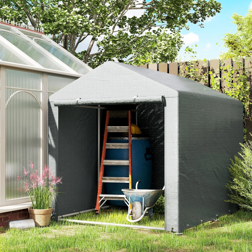 Tenda da giardino impermeabile ¨C zephmum ¨C 160x218x172 cm grigio chiaro