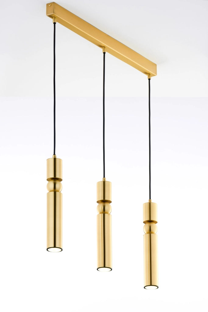 Lampada a sospensione ALAS Jupiter oro 60cm 3xGU10