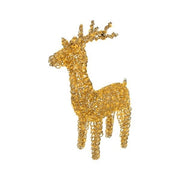 Decorazione luminosa natale amicasa 9493972 renna gold