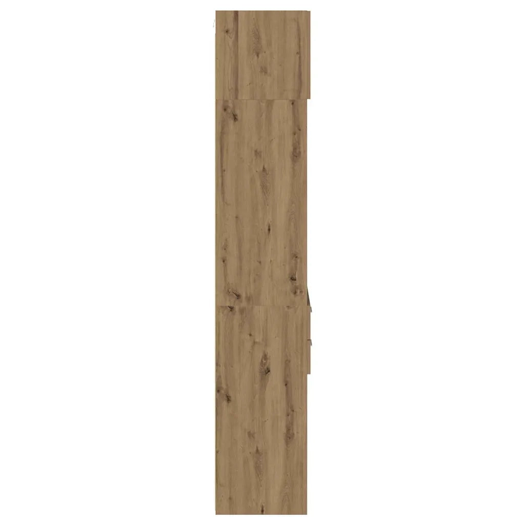 Credenza con Cassetto-Buffet-Armadio da cucina Rovere artigianale 50 x 42,5 x 225 cm