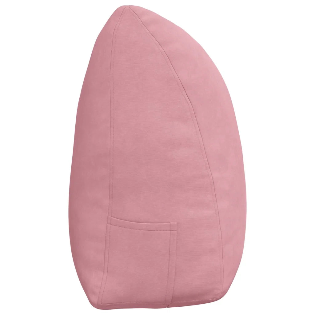 Cuscino per Schiena Rosa 160 x 24 x 50 cm Velluto
