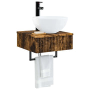Lavabo da Parete Rovere Fumo 40 x 41 x 40,5 cm CFW2316784