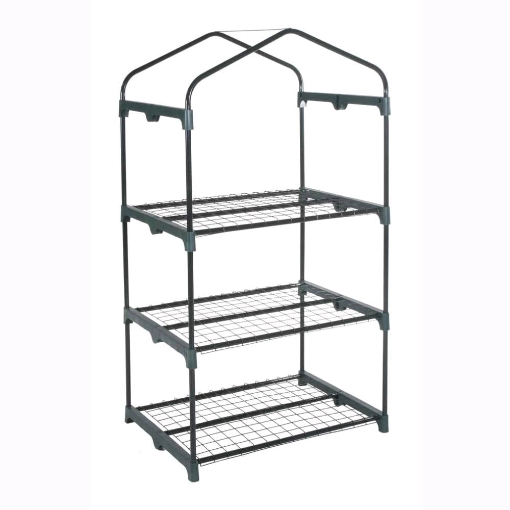 Serra da Giardino 3 Ripiani con copertura in PVC impermeabile 69x49x125H cm