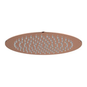 Soffione tondo diametro 25 cm rame lucido - serie Giove