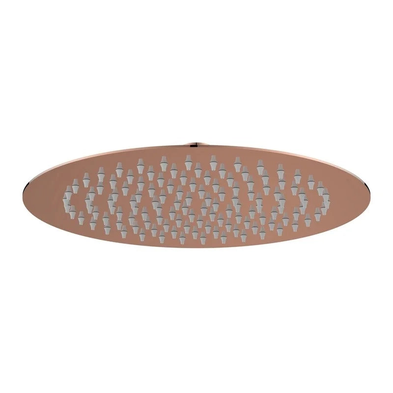 Soffione tondo diametro 25 cm rame lucido - serie Giove