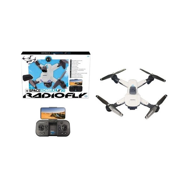 Drone giocattolo ods 40107 radiofly space admiral con videocamera