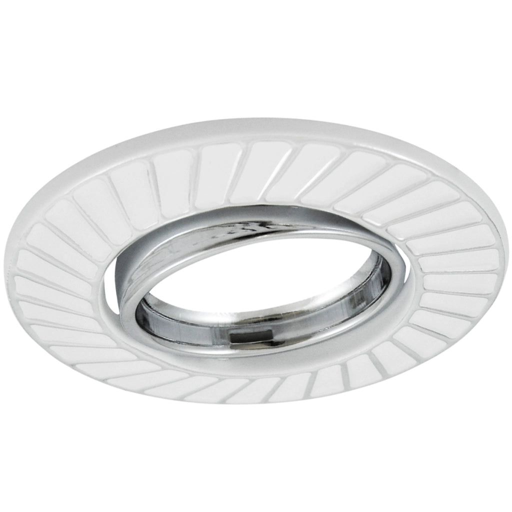 Polux FOBOS 7805 faretto incasso tondo MR16 12V bianco/argento
