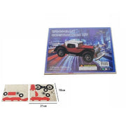 Trade Shop - Puzzle 3d Legno Auto D'epoca Modellino Modellismo Collezione Gioco Bambini 07334 -