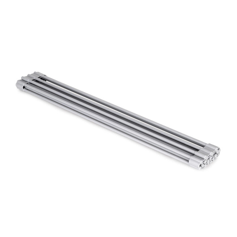 Portabicchieri per mobili Supra a 1 linea, lunghezza 340 mm, Acciaio, Cromato lucido