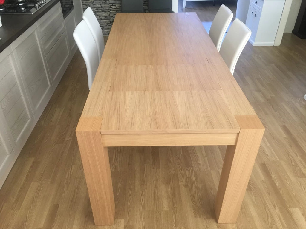 Tavolo legno rovere naturale spazzolato allungabile 140-220x90 (632) - Mobili 2G