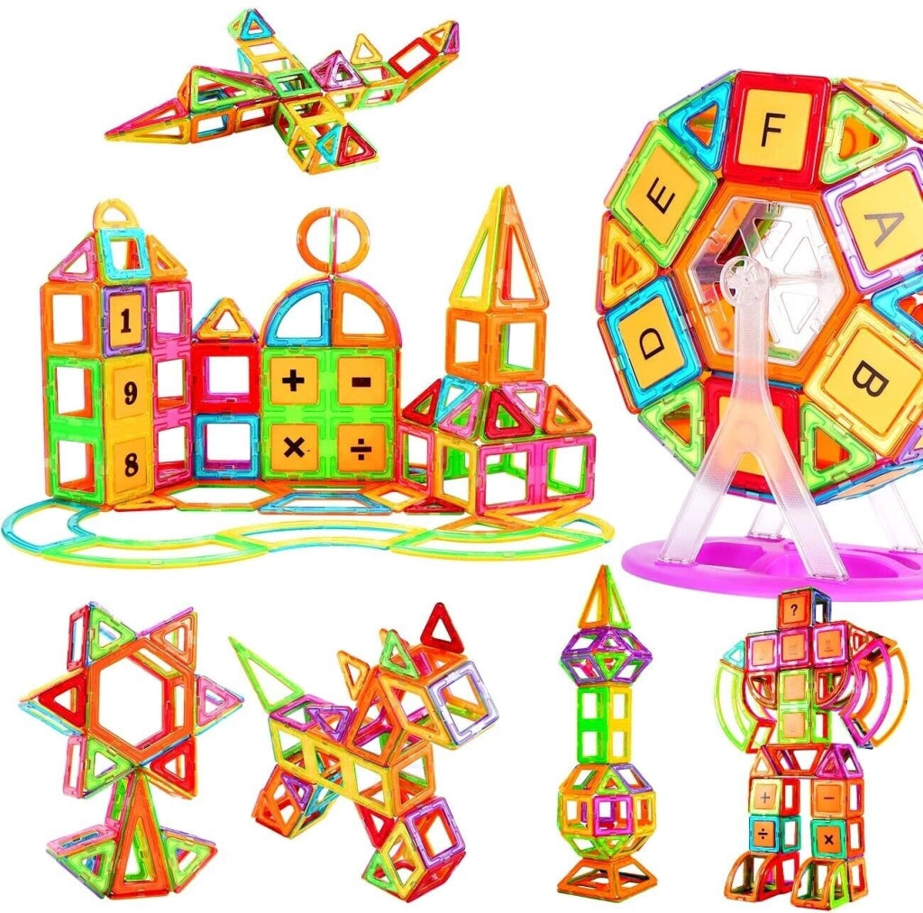 Blocchi Magnetici per Bambini ¨C zephmum ¨C 110 Pezzi