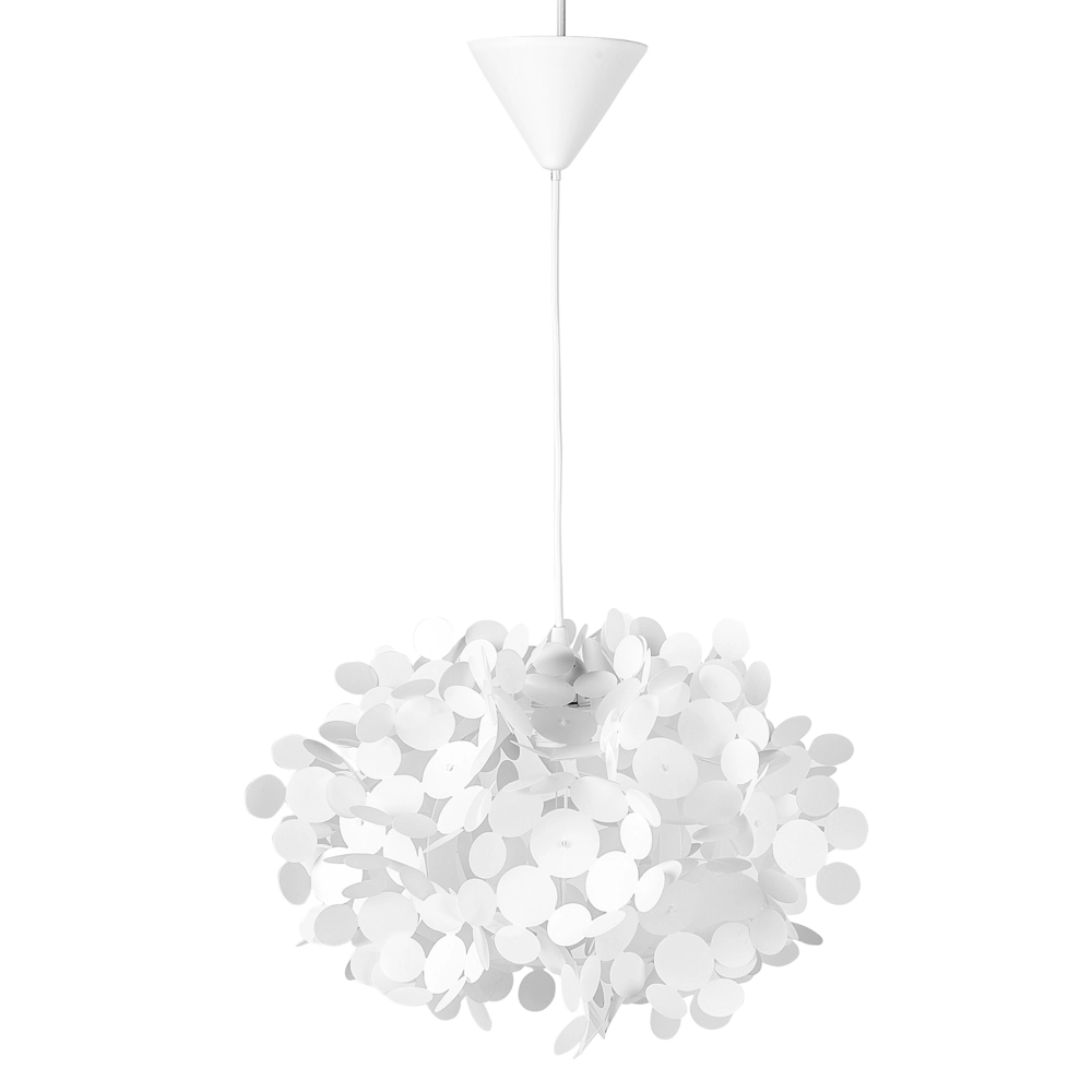 Lampadario con Paralume Decorativo Irregolare Bianco illuminazione