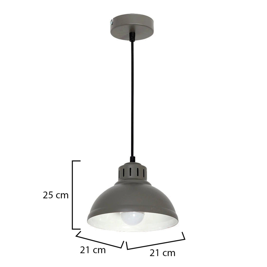 Cerenzia, Lampada a Sospensione, Grigio