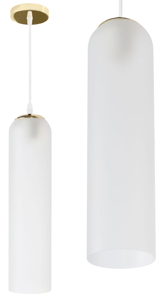 Lampada Pensile Vetrata White Gold APP665-1CP
