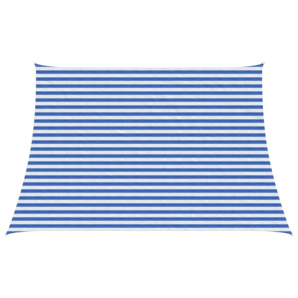 Telo Ombra Blu e Bianco 4 / 5 x 3 m HDPE 42032923