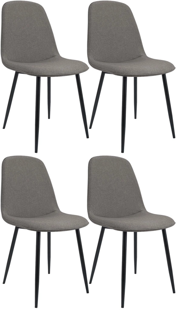 Set di 4 sedie da pranzo in tessuto Maryam 9