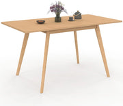 Tavolo da pranzo rettangolare allungabile NOOR 4-8 persone effetto legno 110-150 cm