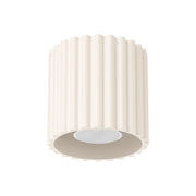 Spot soffitto VISTAO Pure Lume beige rigato 10cm GU10