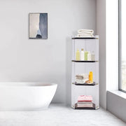 Armadio per bagno - 4 livelli - Mobili per bagno - Comodino per doccia - Armadio per bagno verticale alta - Armadio per opbergen - Bagno - Salotto - Camera da letto
