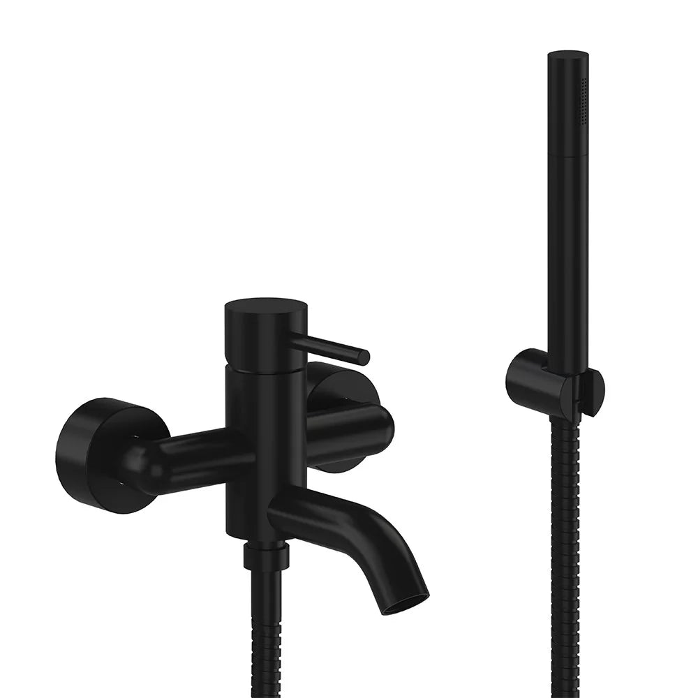 Miscelatore vasca nero opaco serie X Style