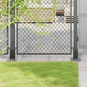 Basi per Pali Quadrati 4 pz 61x61 mm Acciaio Verniciato Polvere