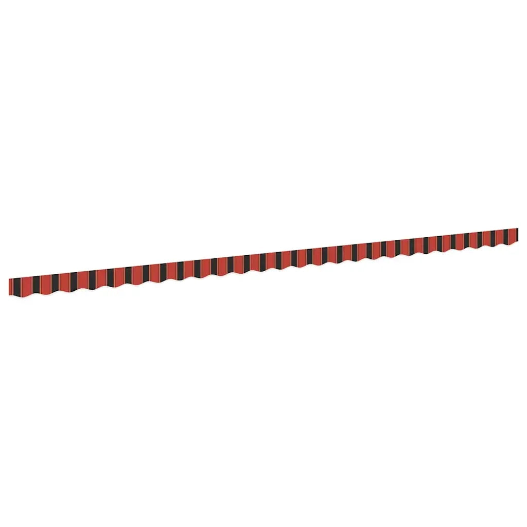 Sostituzione della mantovana per tenda-Tessuto di Ricambio per Mantovana da Tenda Arancione / Nero / Giallo 796483