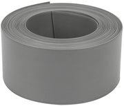 Perimetro elastico per giardino - bordo per giardino - bordo per erba - 2mm spessore - grigio - 2500*12,5*0,2cm