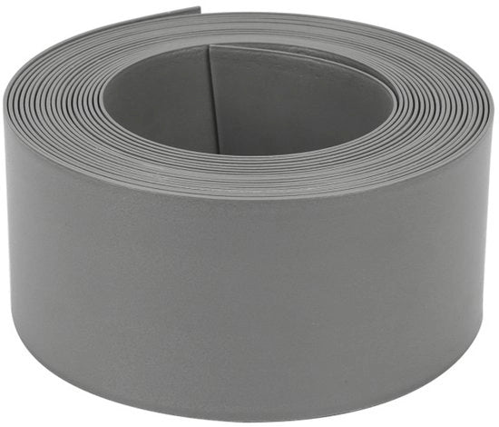 Perimetro elastico per giardino - bordo per giardino - bordo per erba - 2mm spessore - grigio - 2500*12,5*0,2cm