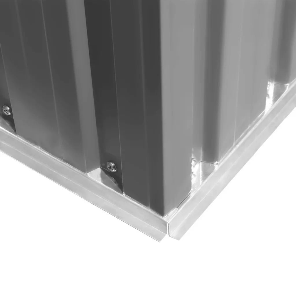 Capanno per Attrezzi in Metallo Grigio 204x132x186 cm cod mxl 51871
