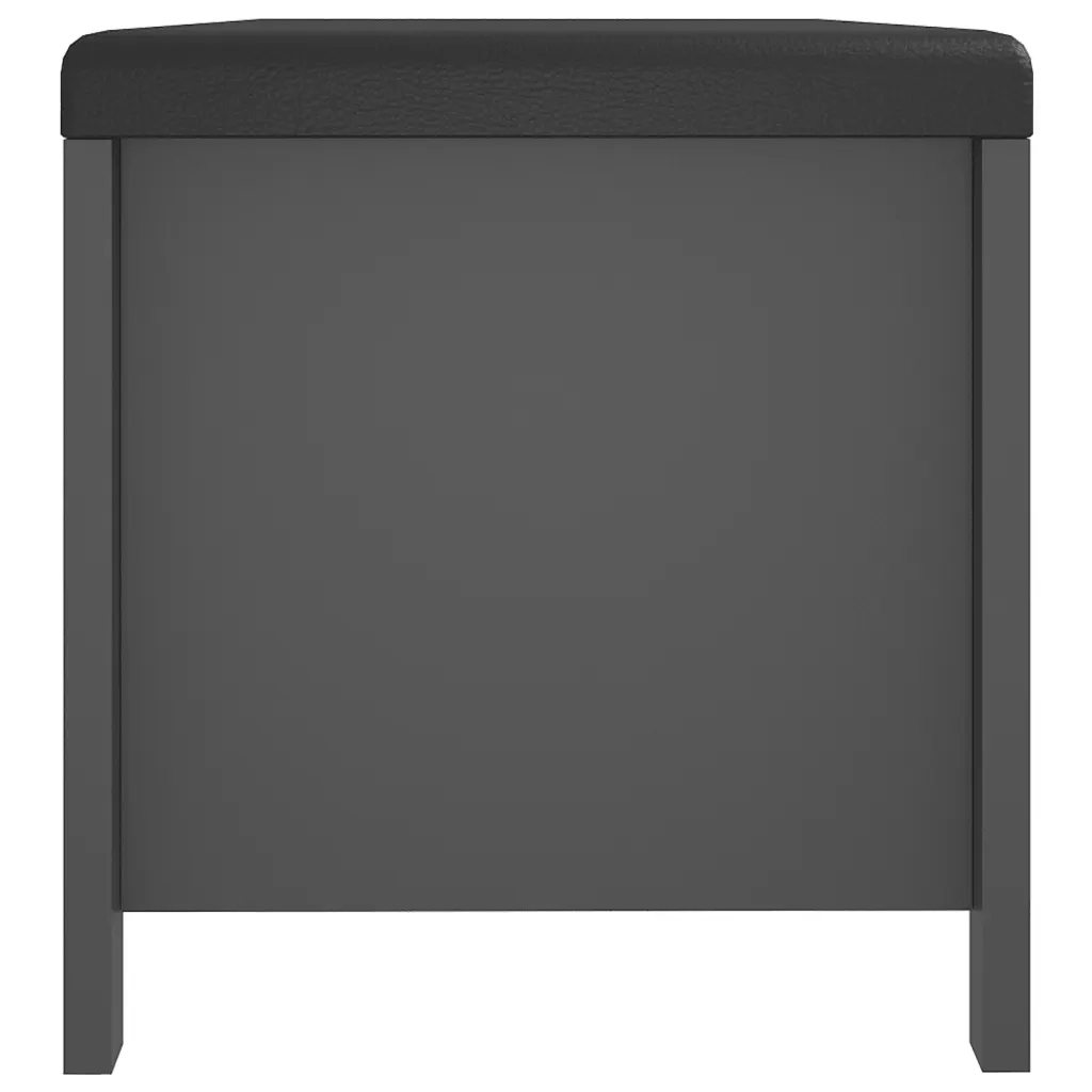Scatola portaoggetti con Cuscino Grigia 105x40x45 cm 3279328